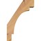 Ekena Millwork 3 1/2"W x 8"D x 12"H Merced Smooth Knee Brace, Western Red Cedar BRC04X08X12MRC00SWR - alternate 2